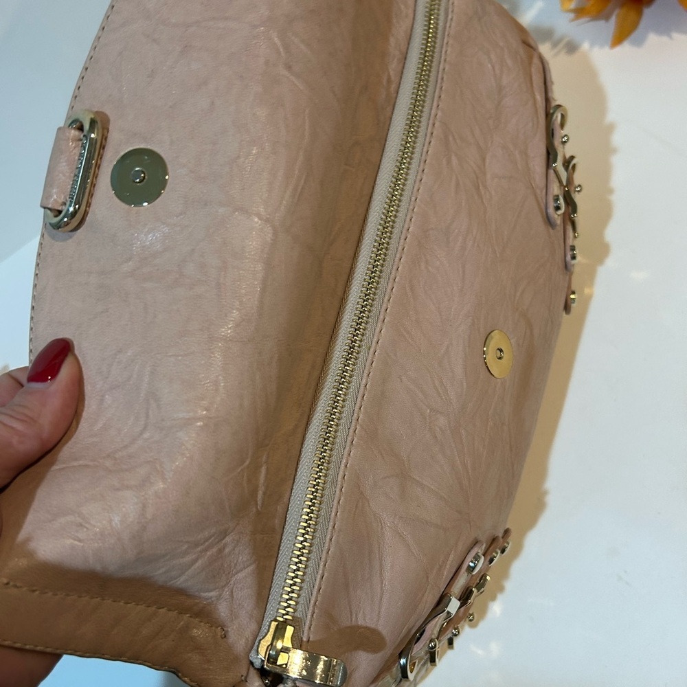 Jimmy Choo Brix Convertible Clutch Python Trim Le… - image 6